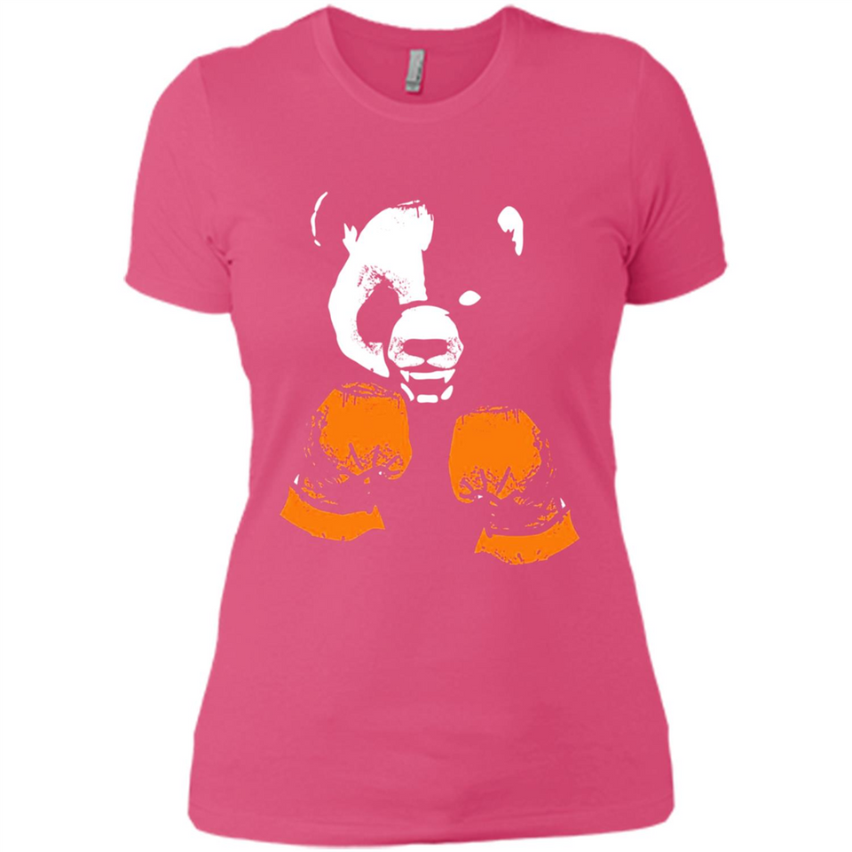 The winner' Cool Panda Bear Boxing Glove - Ladies' Boyfriend T-Shirt
