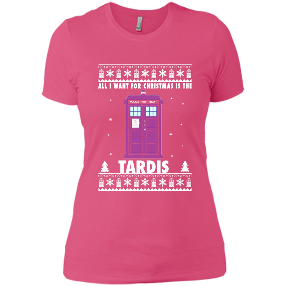 All I Want For Christmas Is The Tardis Ugly PINGPONG