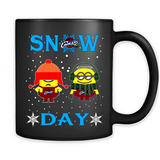 Snow Day Shirt For Cleveland Cavaliers Vs Minion Fans pingpong