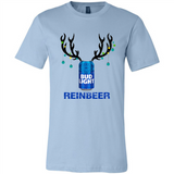 Bud Light Reinbeer Funny Beer Reindeer Christmas Sweatshirt - Canvas Unisex T-Shirt