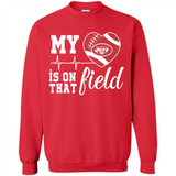 New York Jets Football My Heart is on that Field - Sweatshirt