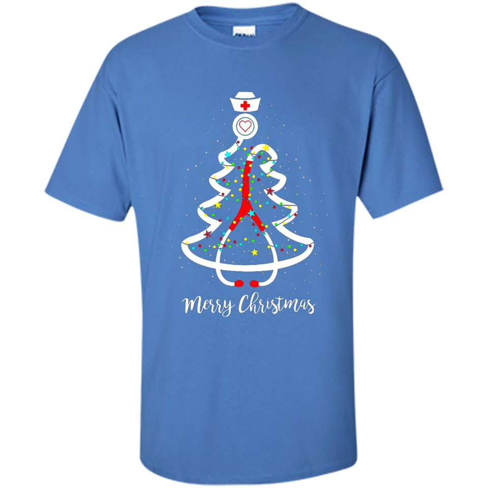 Christmas tree Nurse merry Christmas - Shirt