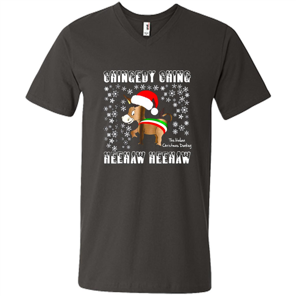 Amazing Dominick The Christmas Donkey-Italian Christmas Donkey - Men's V-Neck