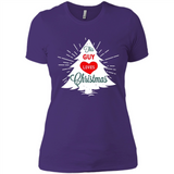 This Guy Loves Christmas Shirt - Ladies' Boyfriend T-Shirt