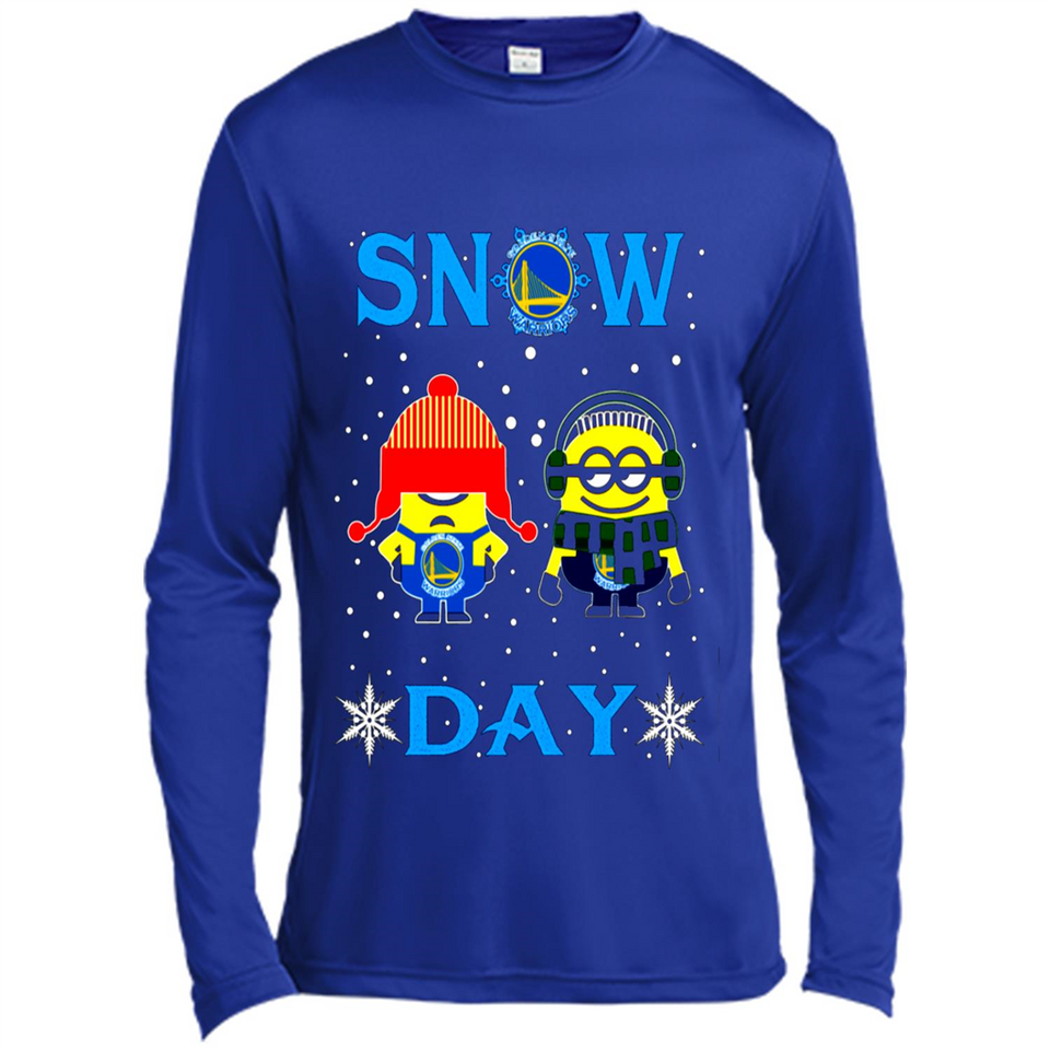 Snow Day Shirt For Golden State Warriors Vs Minion Fans pingpong