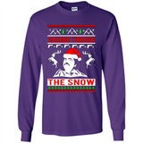 Narcos dashing through the snow Christmas sweatshirt PINGPONG
