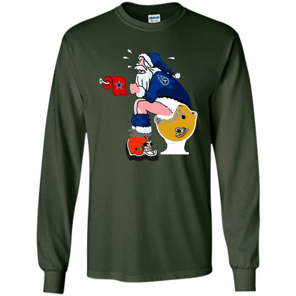Tennessee Titans Santa Claus Toilet
