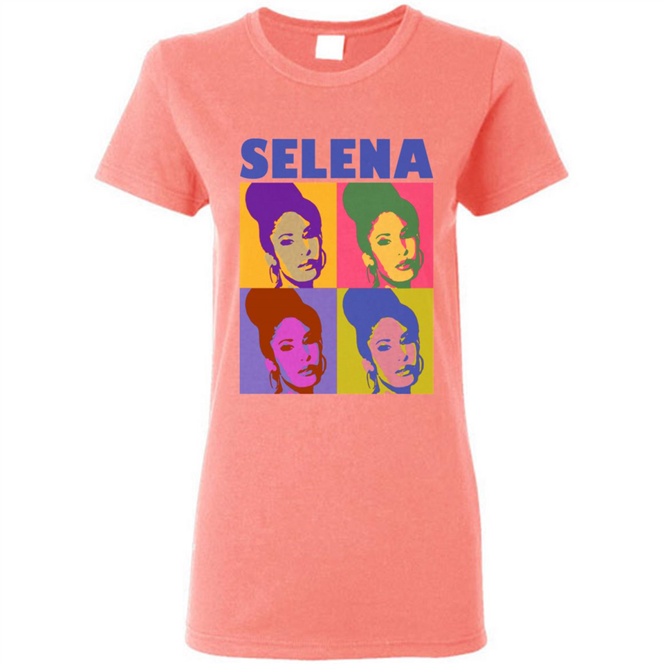Selena Gomez Light Color - Ladies Short-Sleeve