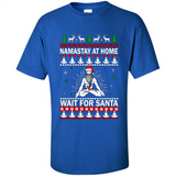 Namastay at home and wait for Santa Christmas sweatshirt PINGPONG