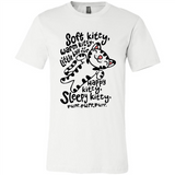 Soft kitty warm kitty little ball of fur - Canvas Unisex T-Shirt