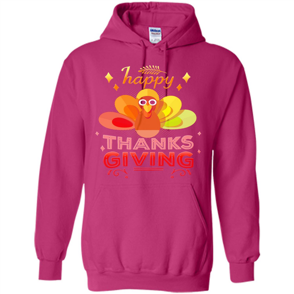 Happy Thanksgiving Turkey Day Colorful Cute