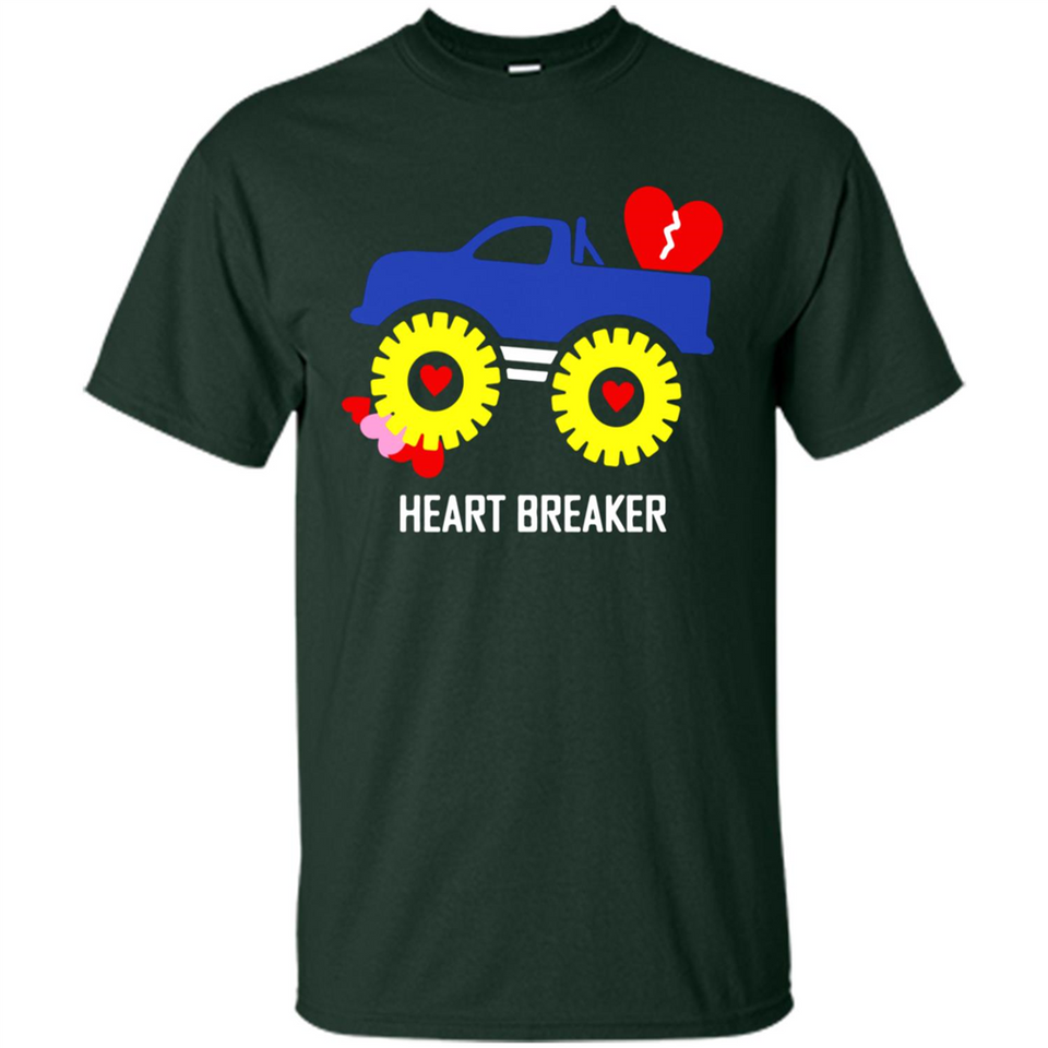HEART BREAKER BLUE MONSTER TRUCK VALENTINE'S DAY
