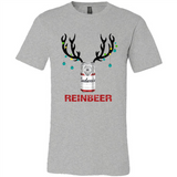 Budweiser Reinbeer Funny Beer Reindeer Christmas Sweatshirt - Canvas Unisex T-Shirt