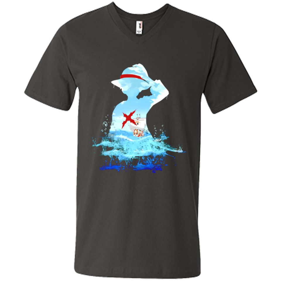 Luffy sea 2 - Men's V-Neck