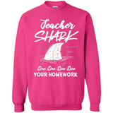 Teacher Shark Doo Doo Doo Your Homework Shirt Ladies' Boyfriend