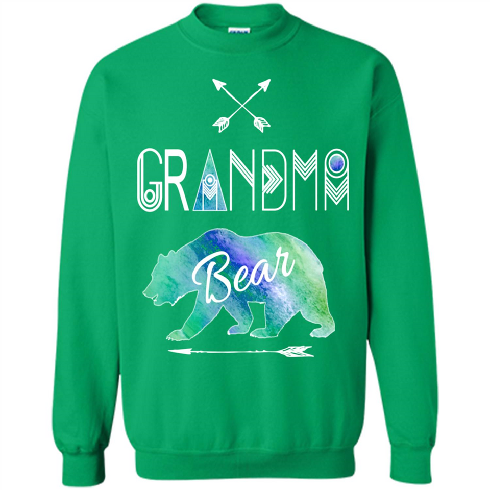 Grandma Bear Shirt Tribal Family Vacation & Camping Tee - Sweatshirt