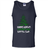 Looks Great Little Full Lotta Sap Funny Christmas Mug PINGPONG - Tank Top