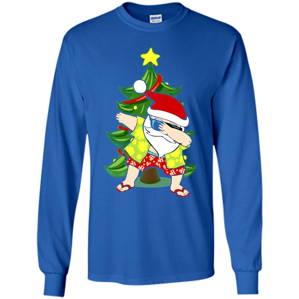 Dabbing Santa Christmas In July - Long Sleeve T-Shirt