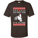 Motocross oh what fun it is to ride Christmas sweater PINGPONG