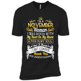 I'm A November Woman-Queen November - Premium Short Sleeve T-Shirt
