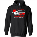 Dear Santa I Really Did Try To Be A Nice Soccer Mom Sweatshirt - Hoodie
