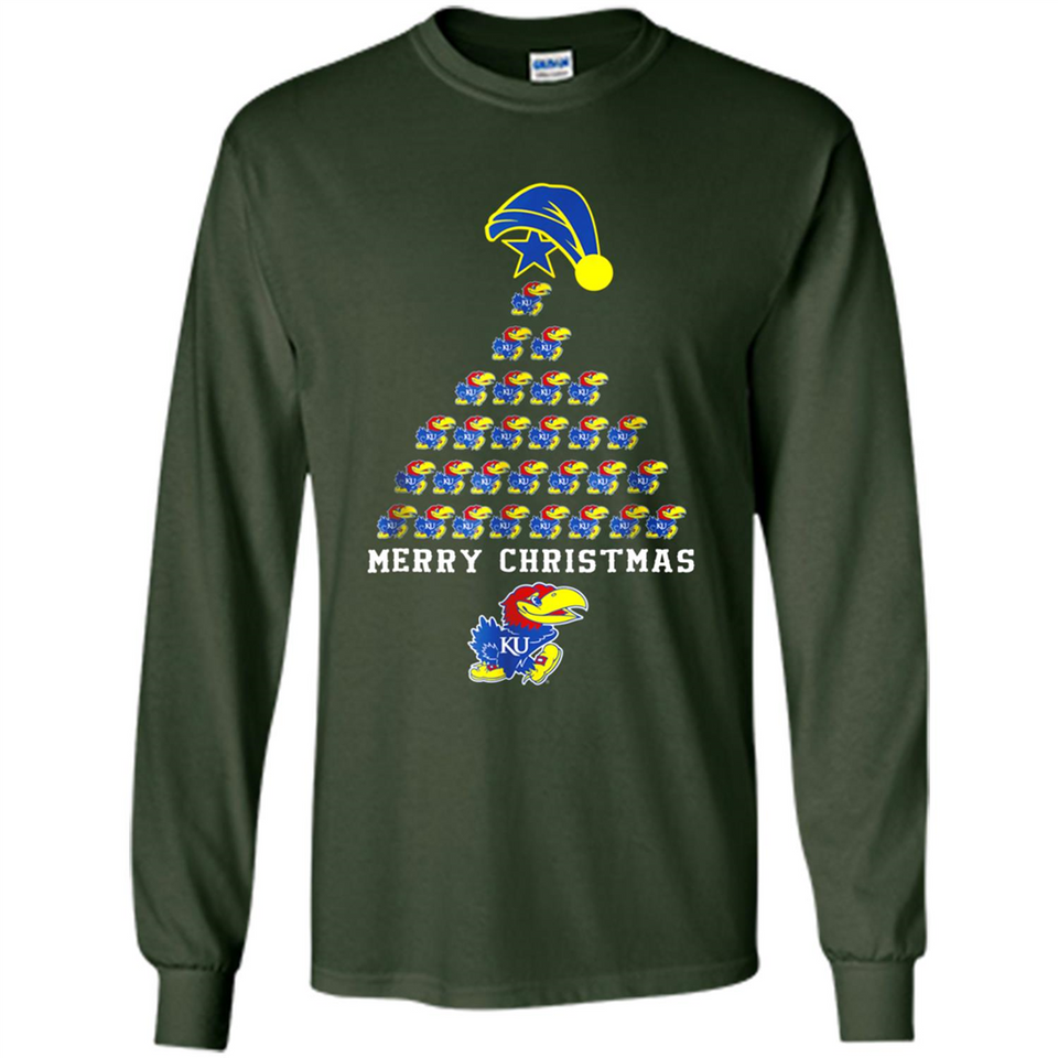Perfect Kansas Jayhawks Christmas Tree PINGPONG