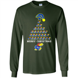 Perfect Kansas Jayhawks Christmas Tree PINGPONG