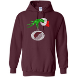 Amazing shirt Portland Trail Blazers Glitter Grinch Monogram Ornament Christmas - Hoodie