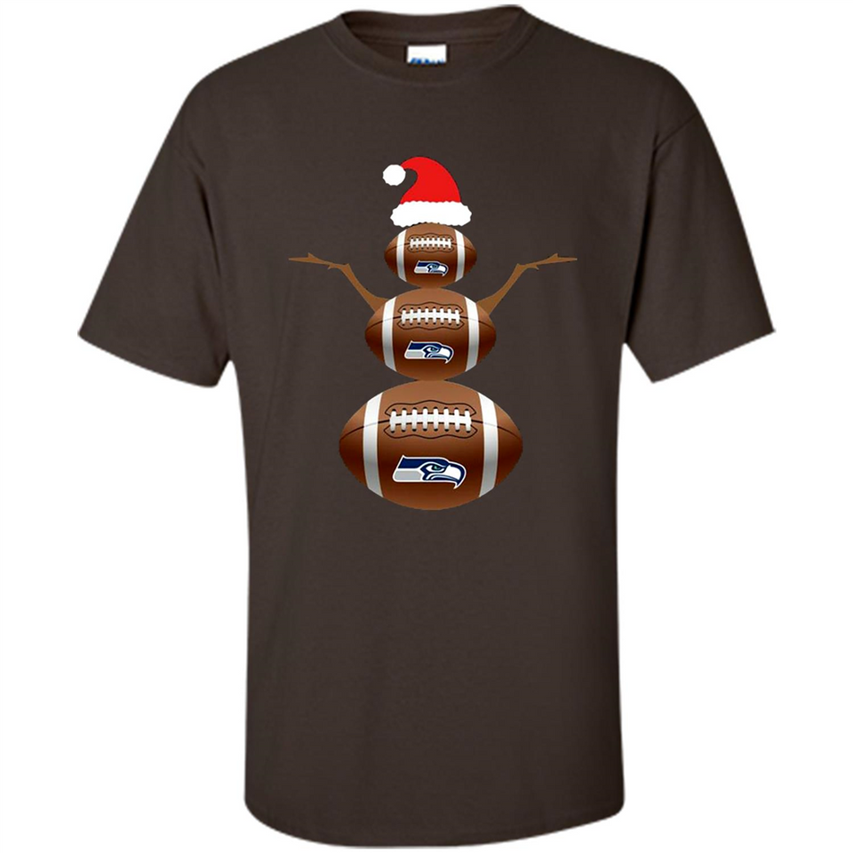 Seattle Seahawks NFL Dabbing Snowman Xmas