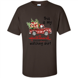 Snoopy This Is My Hallmark Christmas Movies Watching T-Shirt - Shirt