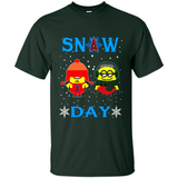 Snow Day Shirt For Los Angeles Angels Vs Minion Fans pingpong