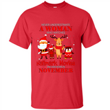 Never Underestimate A November Woman Watches Hallmark Movies Sweatshirt PINGPONG