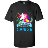 Unicorns are born in Cancer Birthday Rainbow Gift Custom Ultra Cotton