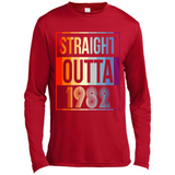 Retro Straight Outta 1982 36 Years Old - Canvas Long Sleeve T-Shirt