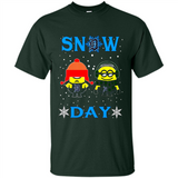 Snow Day Shirt For Detroit Tigers Vs Minion Fans pingpong
