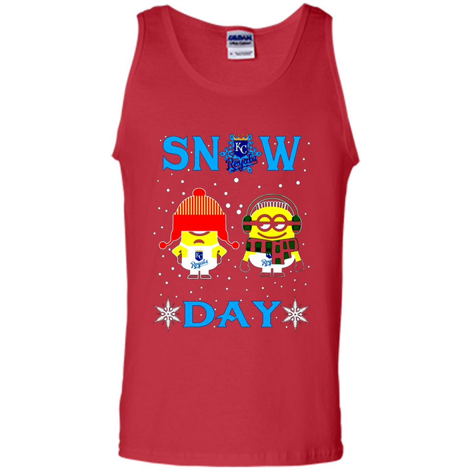 Snow Day Shirt For Kansas City Royals Vs Minion Fans pingpong