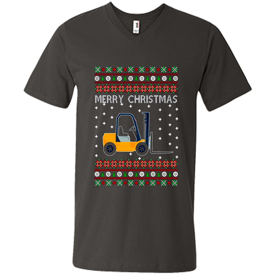 Merry Christmas Forklift ugly sweatshirt PINGPONG