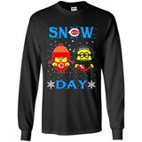 Snow Day Shirt For Cincinnati Reds Vs Minion Fans pingpong