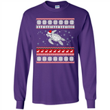 Sea Turtle Ugly Christmas T-Shirt - Long Sleeve T-Shirt