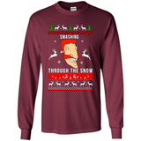 Nigel Thornberry Smashing through the snow Christmas sweatshirt PINGPONG