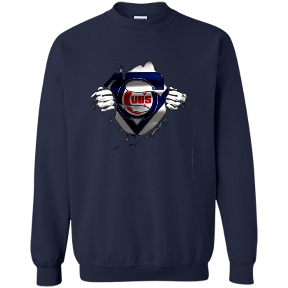 Chicago Cubs And Superman Fans - Sweatshirt