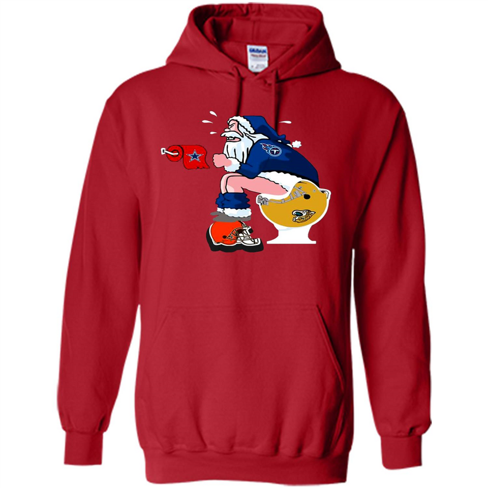 Tennessee Titans Santa Claus Toilet