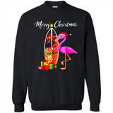 Flamingo Christmas Shirt, Merry Christmas Shirt , Flamingo - Sweatshirt