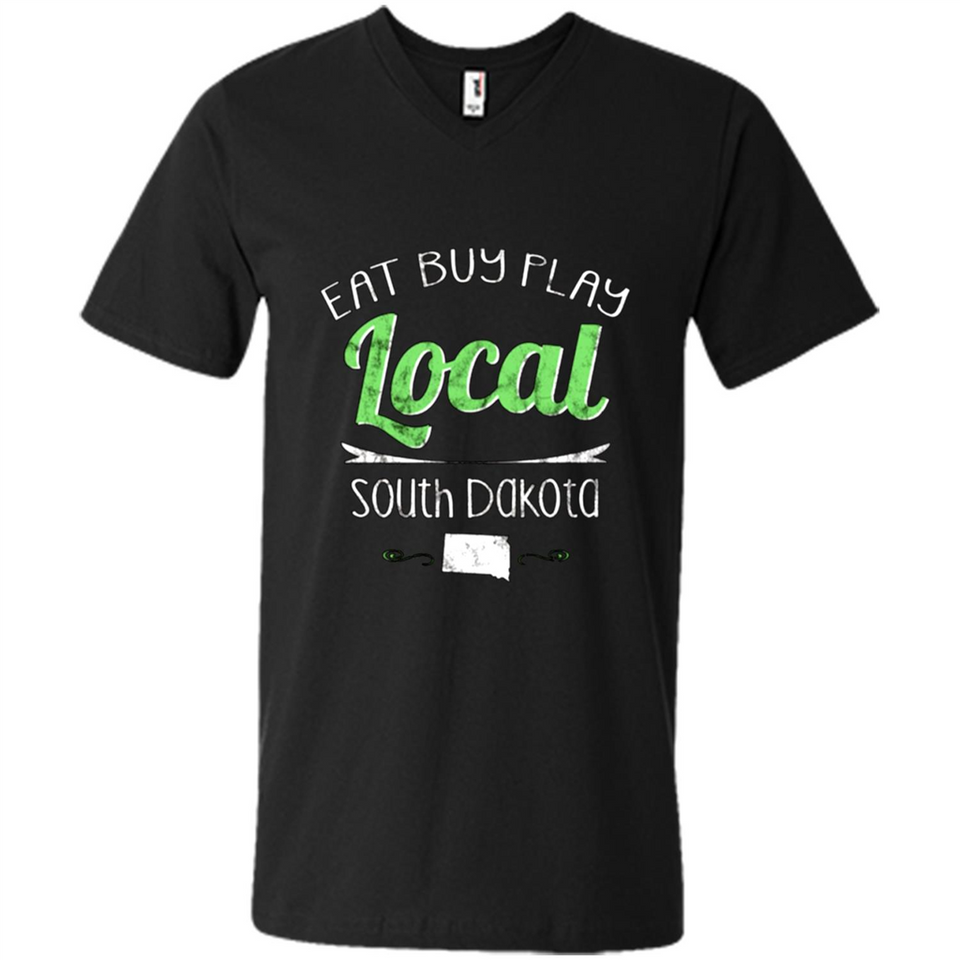 Eat Buy Play Local South Dakota Distressed PING PONG