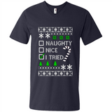 Naughty Nice I Tried Christmas sweatshirt PINGPONG