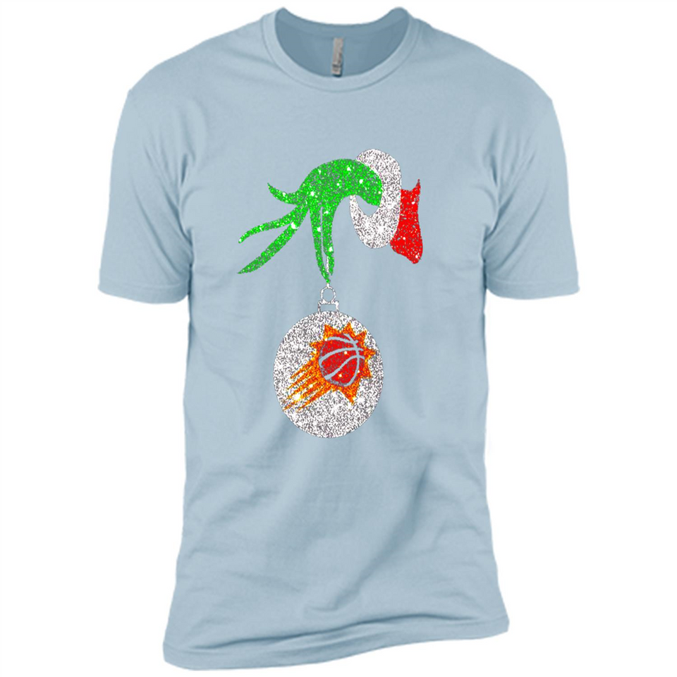 Amazing Phoenix Sun Glitter Grinch Monogram Ornament Christmas Gift - Premium Short Sleeve T-Shirt