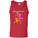 Flamingo Christmas Shirt, Merry Christmas Shirt , Flamingo - Tank Top