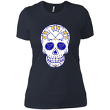 St. Louis Blues Hockey Sugar Skull Day of the Dead