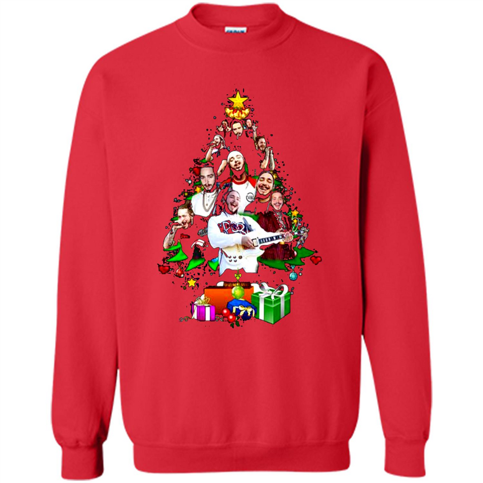 Post Malone Christmas Tree Sweater PINGPONG