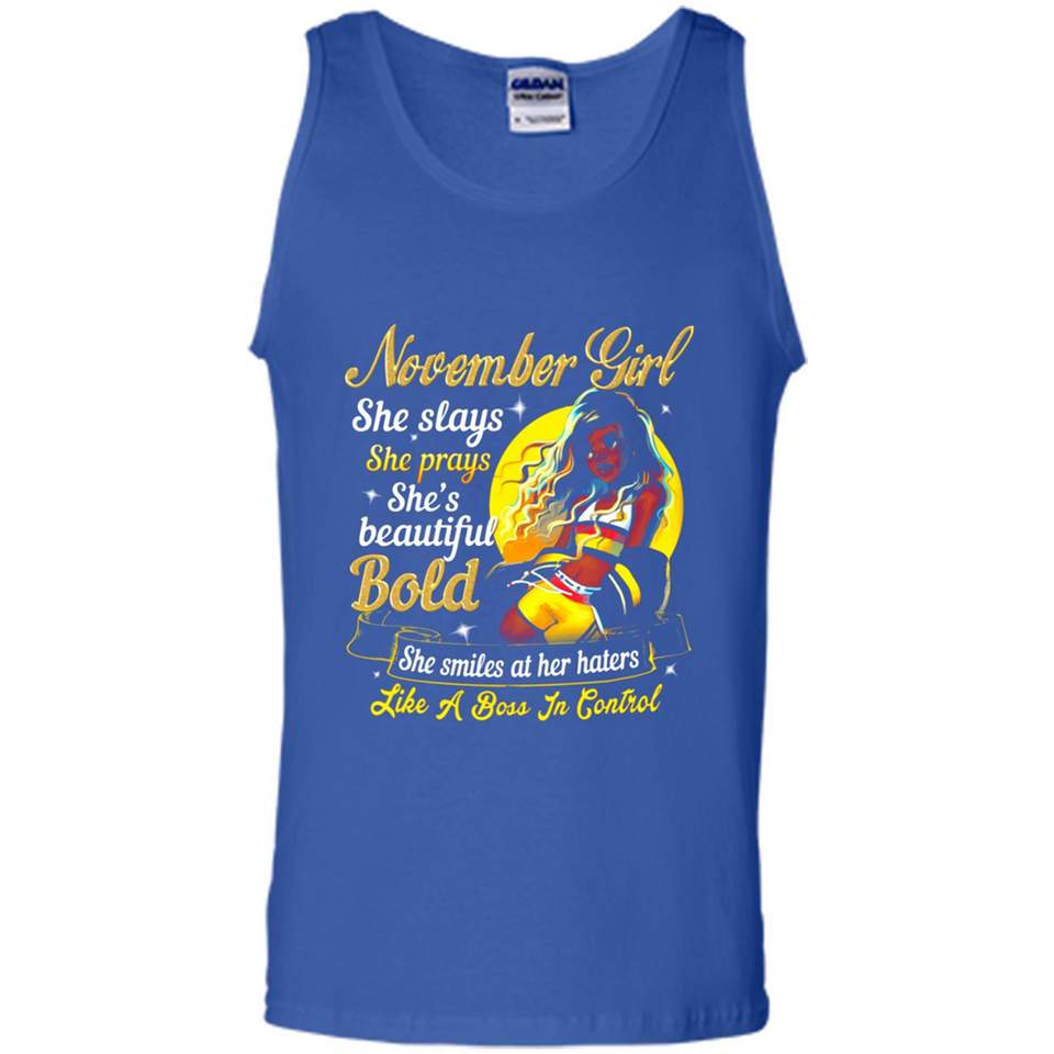 November Girl She Slays She Prays She's Beautiful PINGPONG